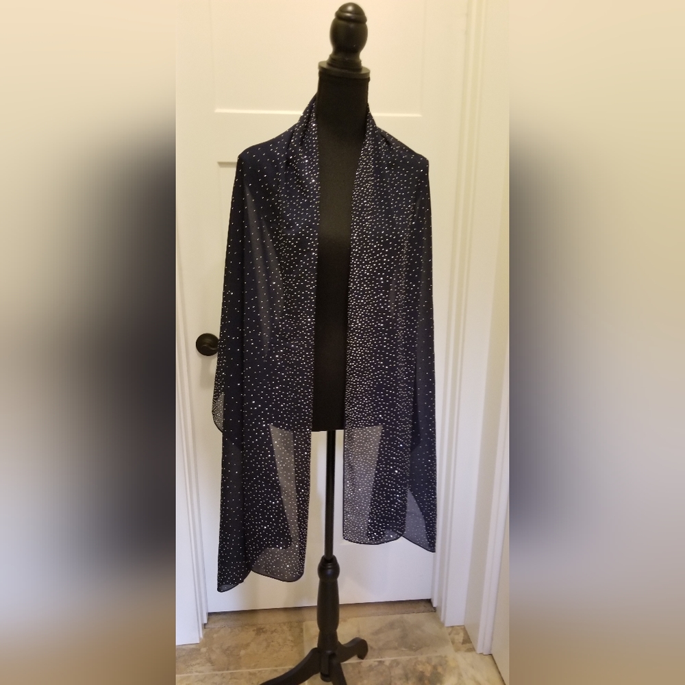 Formal Navy Scarf